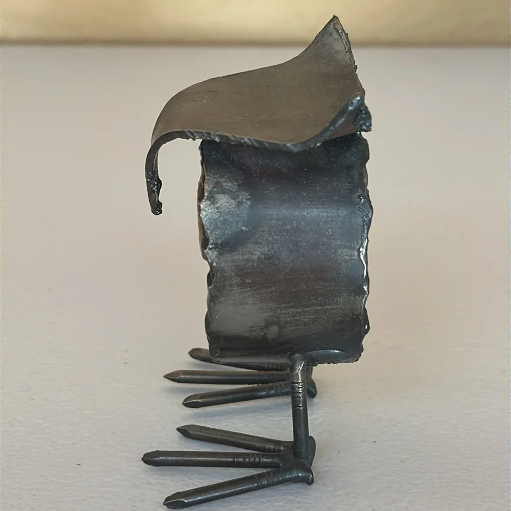 Vintage Mid Century "Brutalist" Style Owl Sculpture - Picture 2 of 8